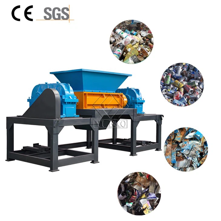 Žaliųjų atliekų smulkintuvas su grandinės plokštės padavimu